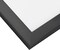 Black 8.5x11 Picture Frame Set of 4, Matted to 6x8 Picture or 8.5 x 11 Inch Certificate Award Document Without Mat, Wall and Tabletop Display